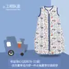Chaleco de Verano para Niños Cpc Transfronterizo Productos para Recién Nacidos Bebé Pequeño de un Mes Tipo a Edredón Anti-Patadas Bolsa de Dormir para Bebé de Algodón Puro