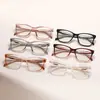 Nova Armação de Óculos Quadrada Anti-Luz Azul Moda Retrô, Armação Ultra-Leve Tr90, Adequada para Lentes de Grau 27016