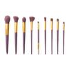 Huayang directo de fábrica con 9 pinceles de maquillaje de camote morado pequeño, pincel para sombra de ojos, juego completo de herramientas de pincel