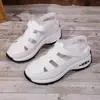 Zapatos de Velcro para Mujer de Comercio Exterior Transfronterizo Europeo y Americano Nuevo Estilo Tacones de Cuña Primavera y Verano Moda Europea y Americana Transfronterizo Talla Grande Venta al por Mayor Talla Grande