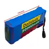 Paquete de baterías 10S2P36V30ah batería de iones de litio 186500 500W para motocicleta scooter de alta potencia