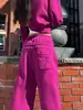 Calça Casual de Quatro Estações Nova 2026 com Cintura Dupla e Design Estilo Costa Oeste, Calça Longa Bordada Casual Estilo Americano em Estoque