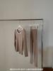Sociedad Coreana 9887 Lana de Oveja Sensación Ligera Traje Térmico Otoño e Invierno Ajustado Conjunto de Pijama Ropa de Otoño Pantalones de Otoño