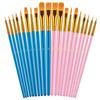 Pincéis para Pintura a Óleo Atacado, Canetas para Gouache, Pincéis de Aquarela de Nylon, Conjunto de 10 Pincéis de Arte, Pincéis para Pintura a Óleo de Fornecimento Transfronteiriço