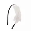 Acessórios de cabelo boêmios europeus e americanos novo estilo, tiara elegante de luxo leve com cristal e contas feitas à mão, faixa de cabeça para banquete e baile de máscaras
