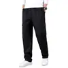 Pantalones de Trabajo, Pantalones Largos Elásticos, Absorbentes del Sudor, Amigables con la Piel, Transpirables, Cómodos, Pantalones Casuales de Pierna Recta