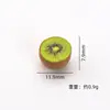 Mini Fruta Media Corte Toronja Kiwi Papaya Pegamento en Crema Pasador Accesorios para el Cabello Hecho a Mano DIY Accesorios de Joyería