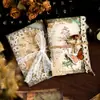 Papel Material Yanji Série Votos Antigos Diário Vintage Materiais para Decoração DIY 40 Folhas Incluídas 6 Designs para Escolher