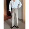 Calças Masculinas Fluidas, Novas Calças Retas Largas Tendência Estilo Coreano Primavera e Outono, Calças Longas Casuais Versáteis para Adolescentes