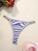 Pantalones T sexys de talla grande para mujer, cintura baja, moda, pedrería, lencería, tanga deportiva, cómodo, transpirable, entrepierna de algodón 442