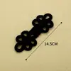 Accesorios de Ropa Tradicional China, Broches de Rana para Cheongsam, Botones Hechos a Mano de Libélula con Hilo Dorado de Cinco Hojas, Botones de Estilo Nacional