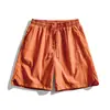 Pantalones Cortos de Verano para Hombre de Seda de Hielo de Secado Rápido Perforados con Cremallera y Bolsillos Cargo de Cinco Puntos