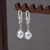 Joyería para Mujer al por Mayor: Pendientes Auténticos de Cáñamo Color Gris Plateado Perla Shijia, Cadena para Suéter de Lujo Ligero, Personalidad Vintage, Accesorios de Collar Simples Versátiles