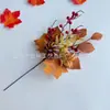 Comercio Electrónico Transfronterizo Flores Artificiales Girasol Hojas de Arce Ramas Festival de la Cosecha Acción de Gracias Halloween Decoraciones Adornos Inserciones