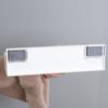 Caja de Almacenamiento con Absorción Magnética, Estante Magnético de Pared para Lado del Refrigerador, Estante de Almacenamiento para Gabinete, Estante Magnético sin Taladro para Papel Film y Especias