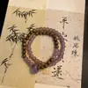 Artículos de Puesto de Mercado Nocturno: Shuangrui~Qicai Xianglian Set de Cinco Pulseras, Cuentas de Sándalo y Loto, Pulsera para Novia, Regalo de Pareja