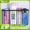 Cesta de Almacenamiento de Pared de Hierro Yilu Cesta de Almacenamiento para Baño Cesta Colgante Creativa sin Perforaciones Cesta de Almacenamiento Cesta de Almacenamiento de Escritorio