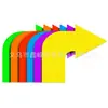 Marcador de Disco con Logo Plano Esquina de Flecha Línea de Marcaje de Campo Redondo Rectangular Ángulo Recto Punto de Referencia Pegatina de Suelo Posicionamiento de Línea