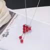 Colar de Cobra da Moda Design de Nicho de Alta Qualidade Corrente de Lã Luxo Leve Versátil Pingente Exquisito Pingente para Roupas Femininas
