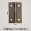 Novo Estilo Chinês 6 Pontos Ferro Bronze Antigo Dobradiça Plana Dobradiça Caixa de Madeira Embalagem 18*14mm