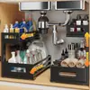 Amazon se especializa en Estantes de Almacenamiento para Fregadero de Cocina Transfronterizos, Estantes Multifuncionales Extraíbles para Especias y Almacenamiento en Encimera