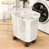 Cesta para Ropa Sucia, Cesta de Almacenamiento para Ropa Sucia, Cesta para Ropa Sucia de Baño, Cesta de Lavandería, Cesta de Ducha, Cesta Pequeña
