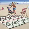 Esteira de Praia Transfronteiriça, Secagem Rápida, Repelente à Água, Tapete à Prova de Umidade, Esteira de Piquenique ao Ar Livre, Cobertor de Acampamento