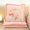 Manta-almohada fresca de verano dos en uno almohada colcha doble propósito siesta de oficina coche descanso para comer manta de aire acondicionado