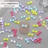 H231 nova joia de unha com laço de resina atacado cor fofa estrela de cinco pontas gravata borboleta tridimensional decoração de unha