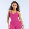 Colete fino popular da Yufyne com gola halter, colete de yoga à prova de choque e com suporte, roupa de ginástica, colete esportivo para mulheres