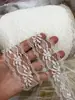 Acessório de Cabelo Estilo Vintage Renda Falsa Floral Macia Vazada Estilo Japonês Renda Não Elástica J9