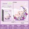 Bloques de Construcción Educativos Compatibles de Micro-Partículas para Niños, Serie de Muñecos Lindos de Dibujos Animados de Alta Calidad, Juguetes de Caja Sorpresa de Puesto Callejero, Regalos