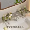 Estante de almacenamiento para grifo de baño, escurridor independiente para fregadero de cocina, organizador de acero inoxidable para encimera de lavabo