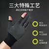 Guantes finos sin dedos, resistentes al desgaste, transpirables, antideslizantes, para pesca, entrega de alimentos, ciclismo, trabajo, hombres y mujeres, protección laboral, resistentes al desgaste, antideslizantes, protección solar