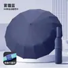 Paraguas Totalmente Automático de 120 Varillas para Hombre, Paraguas de Sombrilla Ampliado y Reforzado, Protección Solar, Protección UV, Logotipo Impreso Personalizado