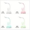 Lámpara de mesa LED de dibujos animados, venta al por mayor, lámpara de mesa plegable recargable con protección ocular para estudiantes, lámpara de mesa para niños, lámpara de noche, lámpara de noche