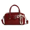 Bolso de Mano para Mujer 2026 Nuevo de Moda con Textura de Perla, Bolso Cruzado al Hombro tipo Boston Almohada