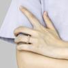 Anillo de plata s925 caliente de comercio electrónico transfronterizo Tong Lin no se desvanece corona de princesa incrustada joyería de circón al por mayor