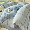 Nueva cama de algodón de clase A para madres e hijos de 120 grados, juego de cuatro piezas para el hogar, juego de tres piezas para dormitorio de estudiantes con diseño floral, venta al por mayor