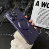 Capa de carregamento magnética simples e de alta qualidade para vários modelos da Apple, novo modelo com protetor de lente embutido, silicone macio, cobertura total para homens e mulheres