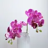 Flores Artificiales al por Mayor Orquídea Phalaenopsis de 9 Cabezas Tacto Realista Decoración de Boda Habitación Sala de Estar Arreglo Floral Accesorios para Fotografía Decoración de Escenario Flores Falsas