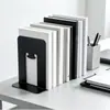 Estante de armazenamento de livros para casa de tamanho grande, espessa e com design curvo para estudantes, estante de mesa para armazenamento, suporte de metal para livros