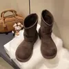 Botas de Camurça com Solado Grosso Novas Verão-Outono 2026, Botas Longas Femininas com Fivela de Cinto, Botas de Cano Alto Acima do Joelho, Botas de Cavaleiro