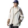 Chaqueta Tres en Uno con Forro Polar, Compra Grupal, Talla Grande, Chaqueta Impermeable para Montañismo, Cortavientos e Impermeable para Ciclismo