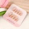 Livro Vermelho de TikTok Explosões Patch de Unha Arte de Unha Fototerapia Usando Peças de Unha Dez Peças de Código-dividing Boutique Unha de Mão