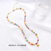 Collar de Flor de Tulipán Fresca de Verano Cadena para Clavícula de Contraste de Mariposa Estilo Frío de Ins Joyería de Qingdao