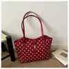 Comercio Exterior Lunares Transfronterizo Estilo Coreano 2026 Hebilla Nueva Moda Elegante Simple Viaje Bolso de Hombro Grande