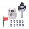 C12 FMB22 + 400R-50-22-4T +10 peças APMT1604 inserto de fresagem
