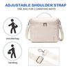 Bolsa de almuerzo con aislamiento térmico, bolsa de aislamiento térmico de doble capa, bolsa de picnic al aire libre de gran capacidad, bolsa de hombro portátil, bolsa de hielo fresca portátil para mantener el frío