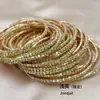 Cadena de garra de 2 mm fila única S6 strass pulsera muy fina pulsera elástica pulsera de tenis transfronterizo pulsera chapada en oro fabricantes lote